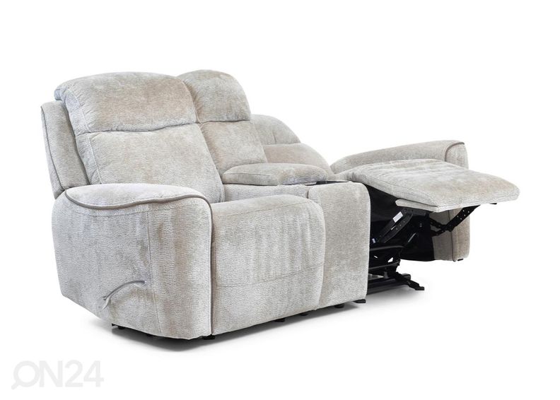 2-kohaline recliner diivan suurendatud