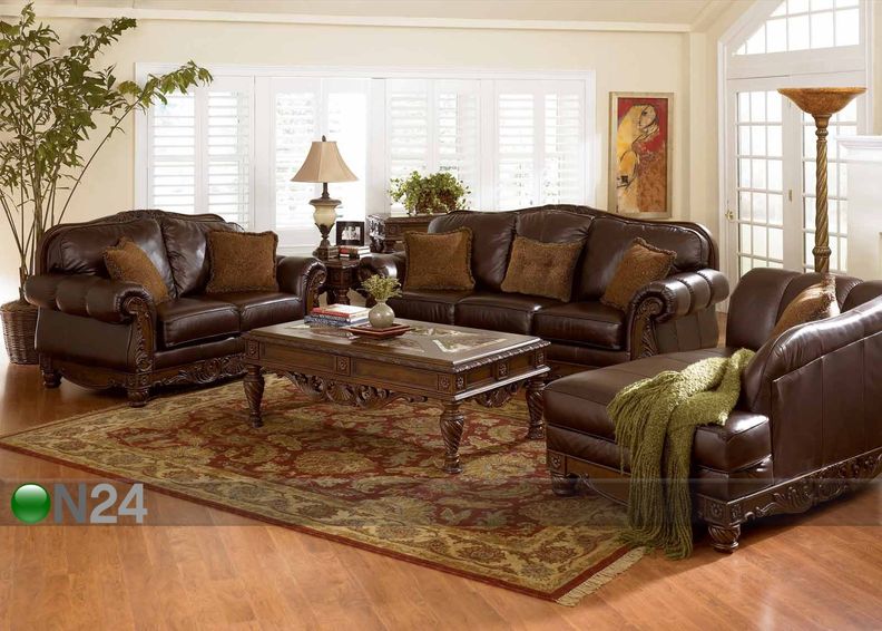 2-ne Diivan North Shore- Dark Brown suurendatud