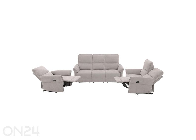 3-kohaline diivan Damika Recliner suurendatud
