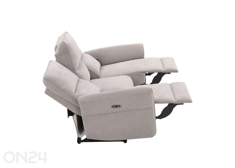 3-kohaline diivan Damika Recliner suurendatud