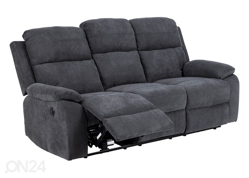 3-kohaline diivan recliner Clint suurendatud