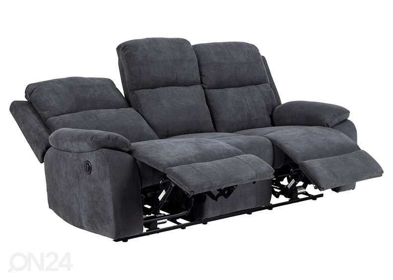 3-kohaline diivan recliner Clint suurendatud