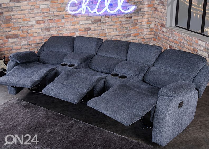 3-kohaline diivan recliner Hollywood suurendatud