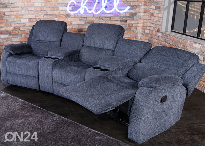 3-kohaline diivan recliner Hollywood suurendatud