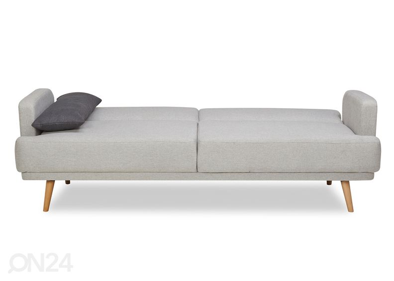 3-kohaline diivanvoodi 86x214 cm, hall suurendatud