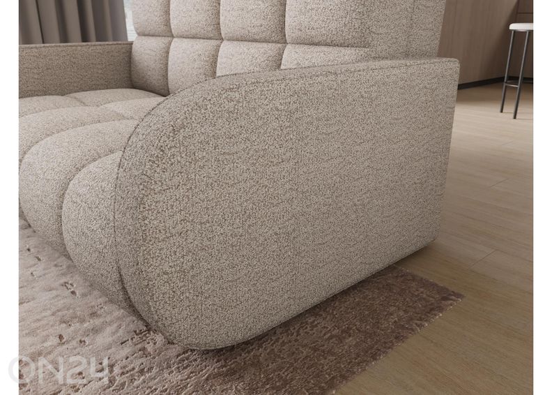 3-kohaline diivanvoodi Deverio suurendatud