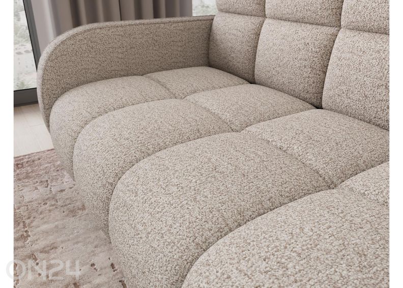 3-kohaline diivanvoodi Deverio suurendatud