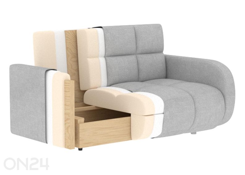 3-kohaline diivanvoodi Deverio suurendatud