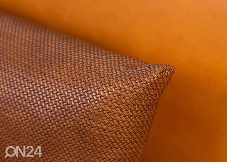 3-kohaline nahkdiivan Office + padjad suurendatud