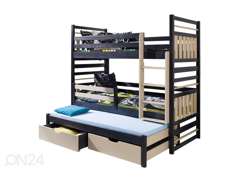 3-kohaline narivoodi 80x180 cm suurendatud