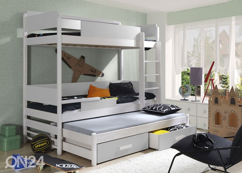 3-kohaline narivoodi 80x180 cm suurendatud