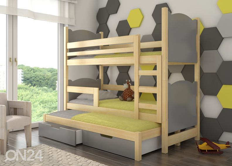 3-kohaline narivoodi komplekt Lena 75x180 cm suurendatud