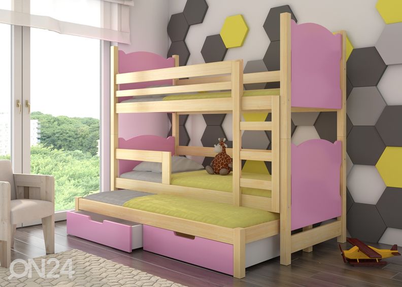 3-kohaline narivoodi komplekt Lena 75x180 cm suurendatud