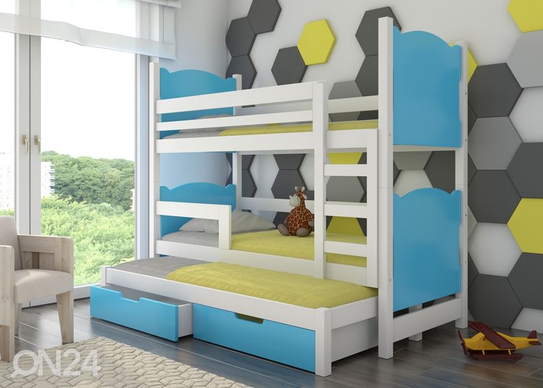 3-kohaline narivoodi komplekt Lena 75x180 cm suurendatud