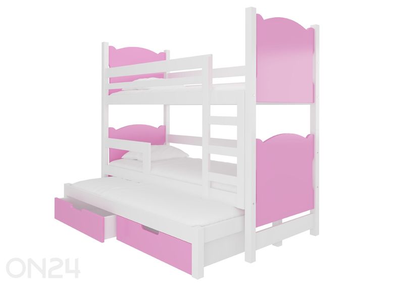 3-kohaline narivoodi komplekt Lena 75x180 cm suurendatud