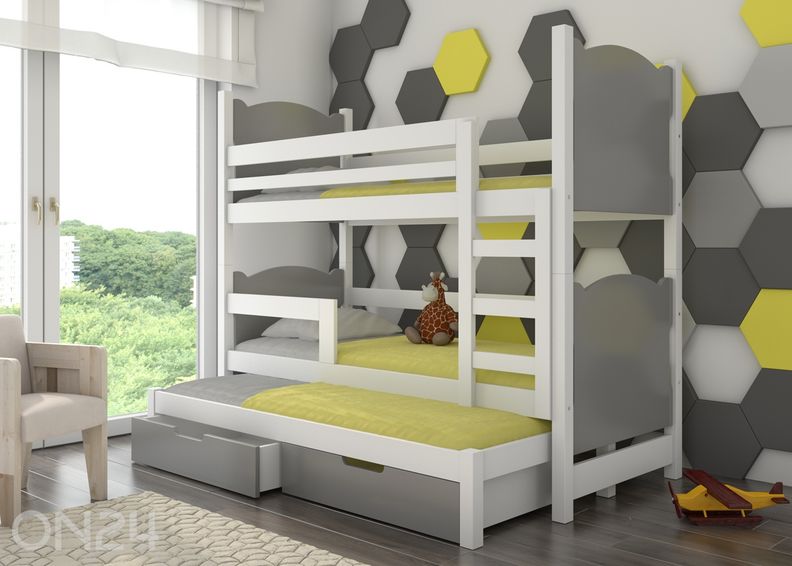 3-kohaline narivoodi komplekt Lena 75x180 cm suurendatud