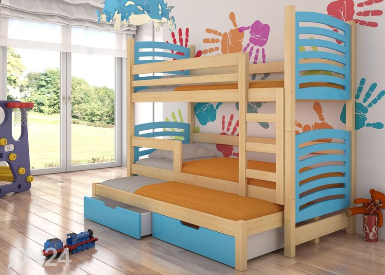 3-kohaline narivoodi komplekt Lena I 75x180 cm suurendatud