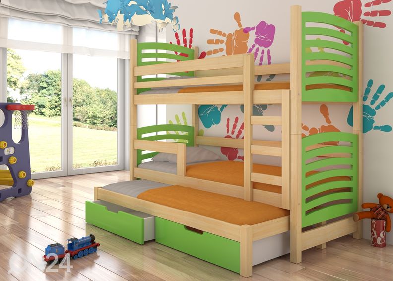 3-kohaline narivoodi komplekt Lena I 75x180 cm suurendatud