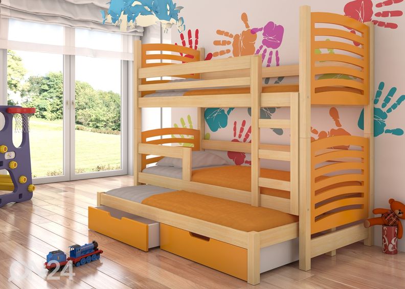 3-kohaline narivoodi komplekt Lena I 75x180 cm suurendatud