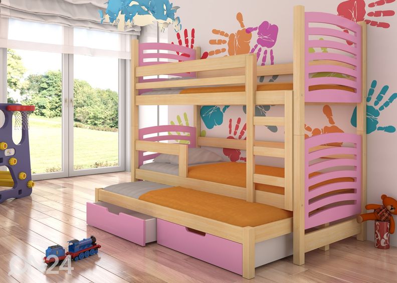 3-kohaline narivoodi komplekt Lena I 75x180 cm suurendatud