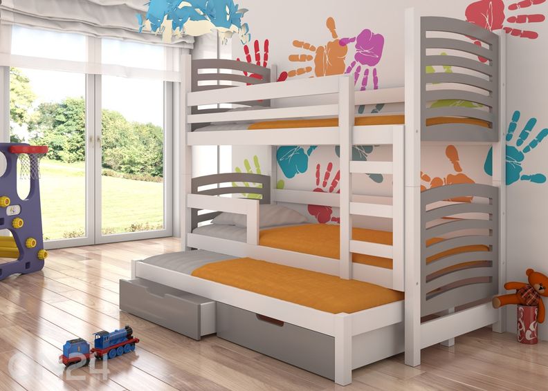 3-kohaline narivoodi komplekt Lena I 75x180 cm suurendatud