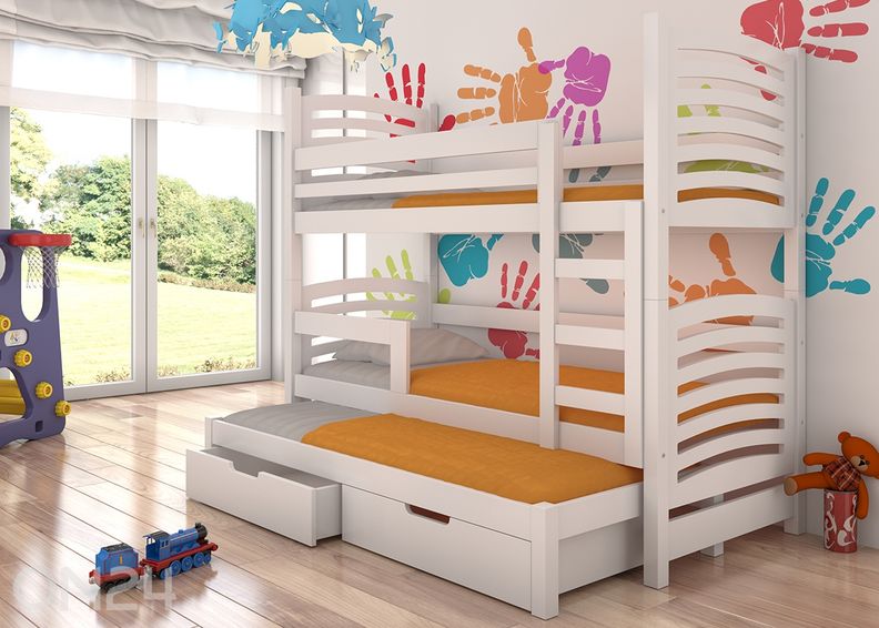 3-kohaline narivoodi komplekt Lena I 75x180 cm suurendatud