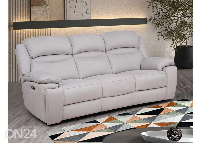 3-kohaline recliner diivan (elektriline) suurendatud
