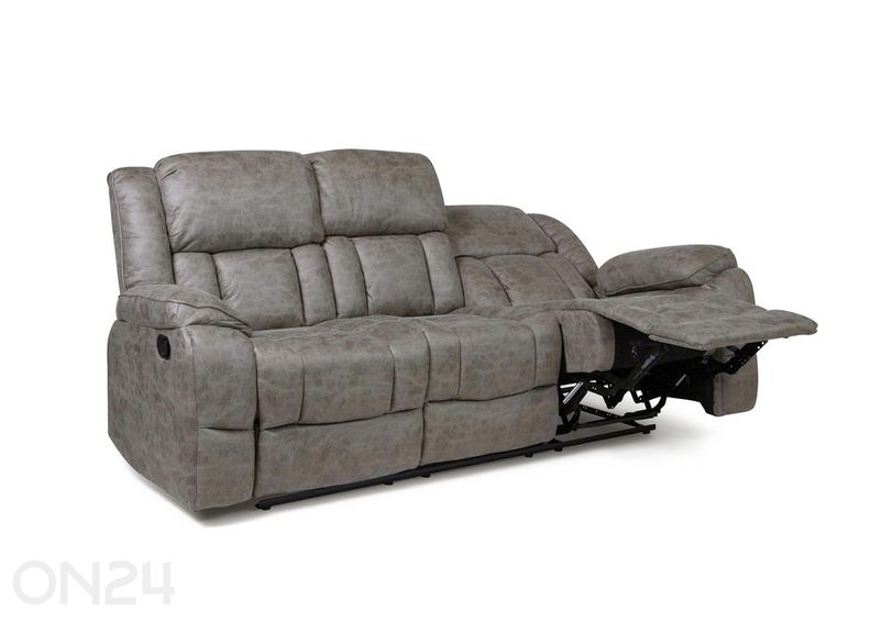 3-kohaline recliner diivan Lowell suurendatud