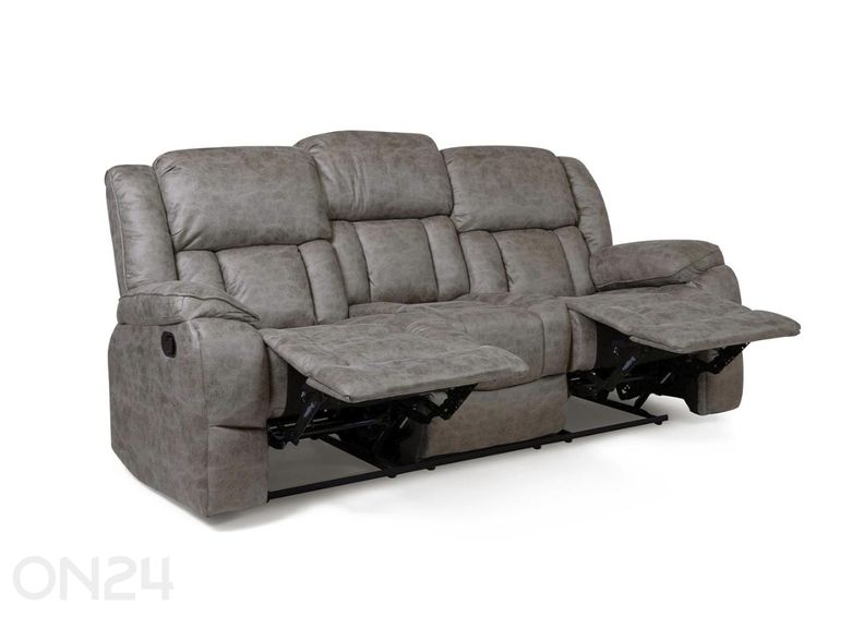3-kohaline recliner diivan Lowell suurendatud