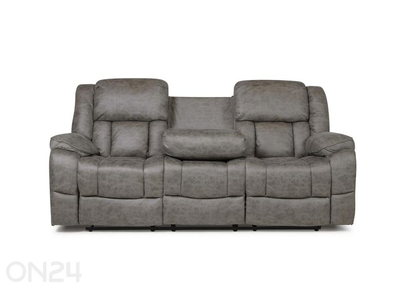 3-kohaline recliner diivan Lowell suurendatud