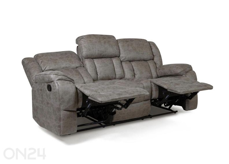 3-kohaline recliner diivan Lowell suurendatud