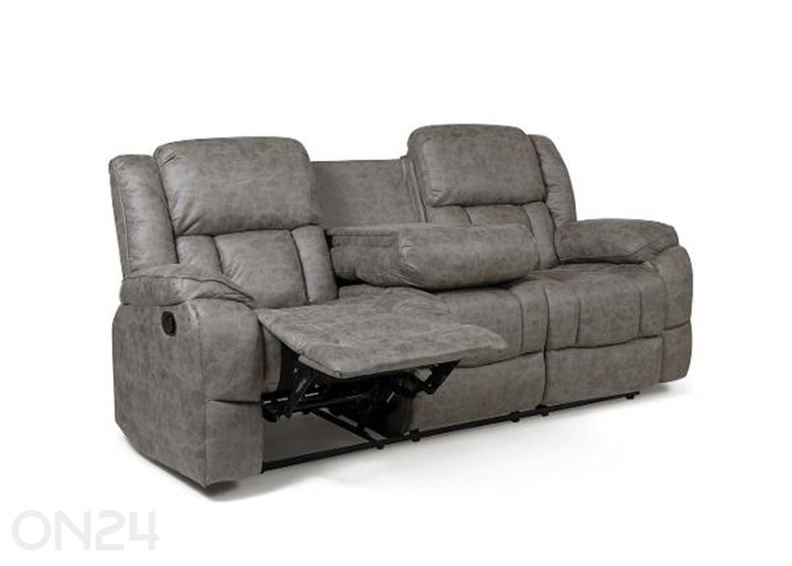 3-kohaline recliner diivan Lowell suurendatud