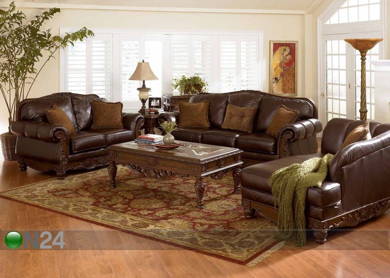3-ne Diivan North Shore- Dark Brown suurendatud