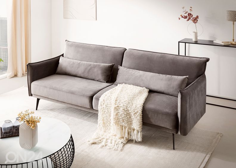 3-ne diivanvoodi 86x207 cm, hall suurendatud