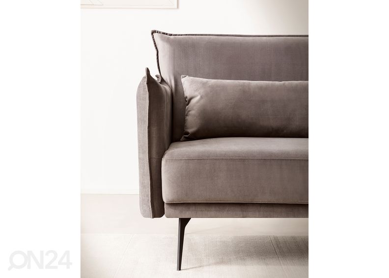 3-ne diivanvoodi 86x207 cm, hall suurendatud