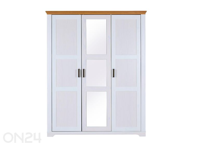 3-uksega riidekapp Maluno 166 cm suurendatud