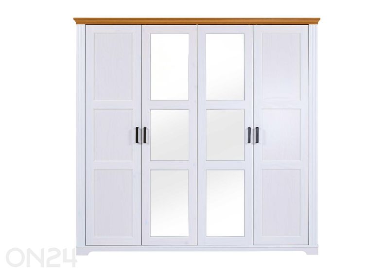 4-uksega riidekapp Maluno 215 cm suurendatud