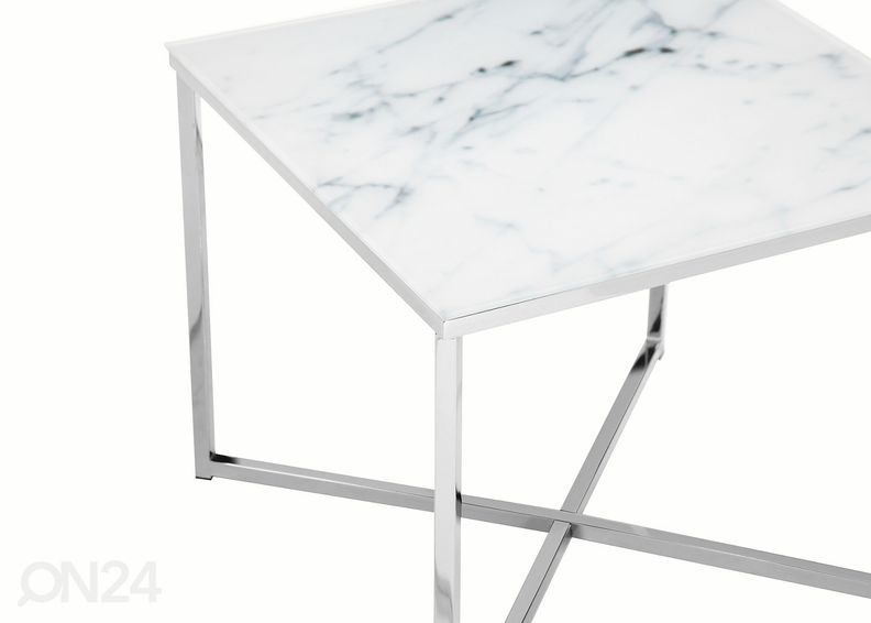 Abilaud 50x50 cm, valge suurendatud