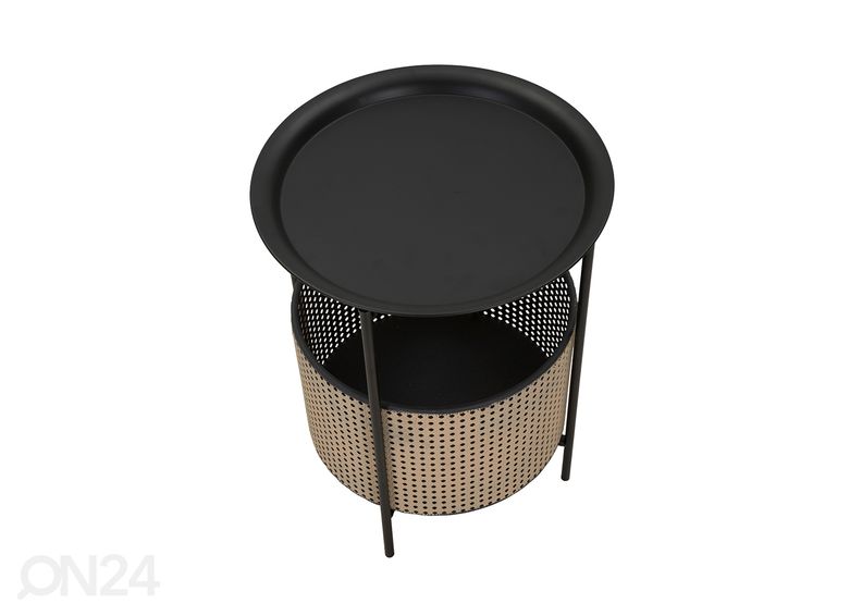 Abilaud Osaka Ø40 cm, must suurendatud