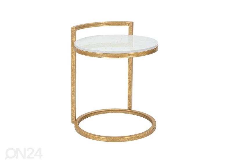 Abilaud Round, kuldne/valge suurendatud