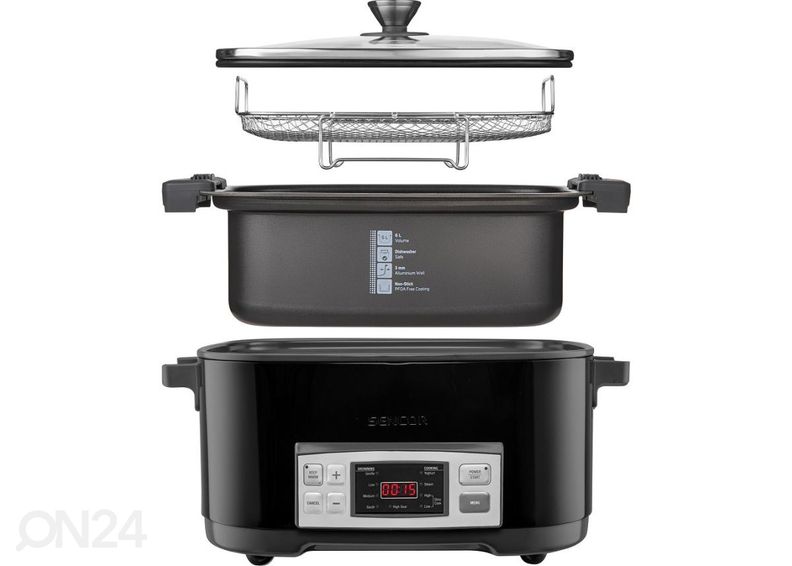 Aeglane keetja Sencor SPR5508BK suurendatud