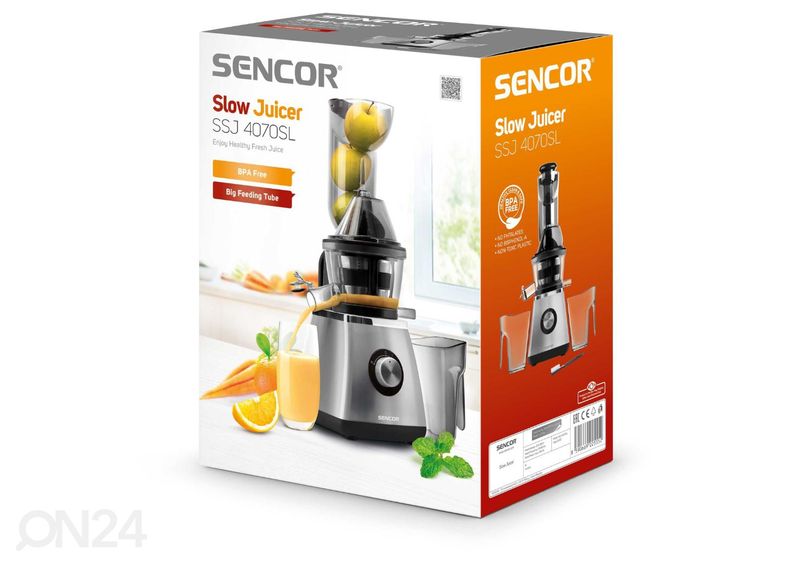 Aeglane mahlapress Sencor SSJ4070SL suurendatud