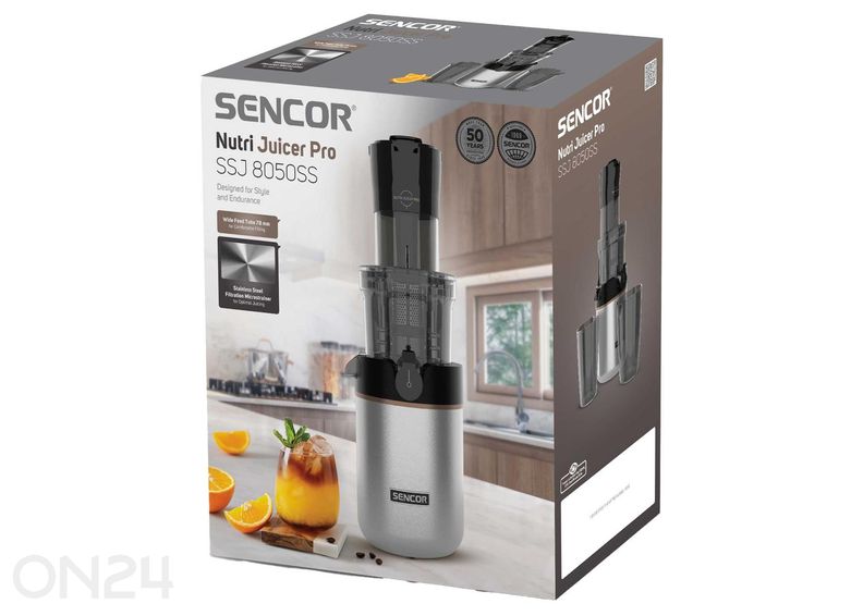 Aeglane mahlapress Sencor SSJ8050 suurendatud