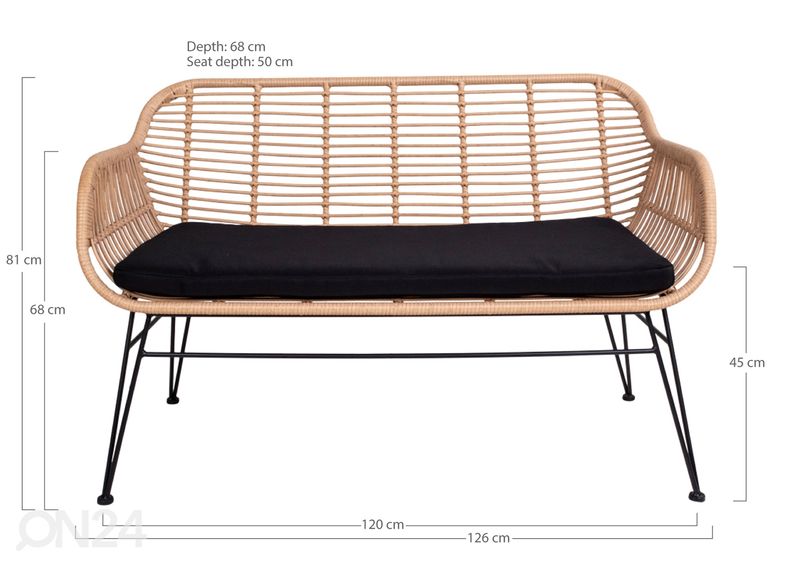 Aiadiivan Trieste 120 cm suurendatud