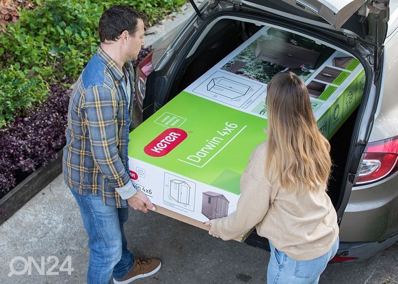 Aiakuur Keter Darwin 1,98 m², hall suurendatud