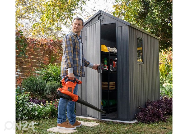 Aiakuur Keter Darwin 1,98 m², hall suurendatud