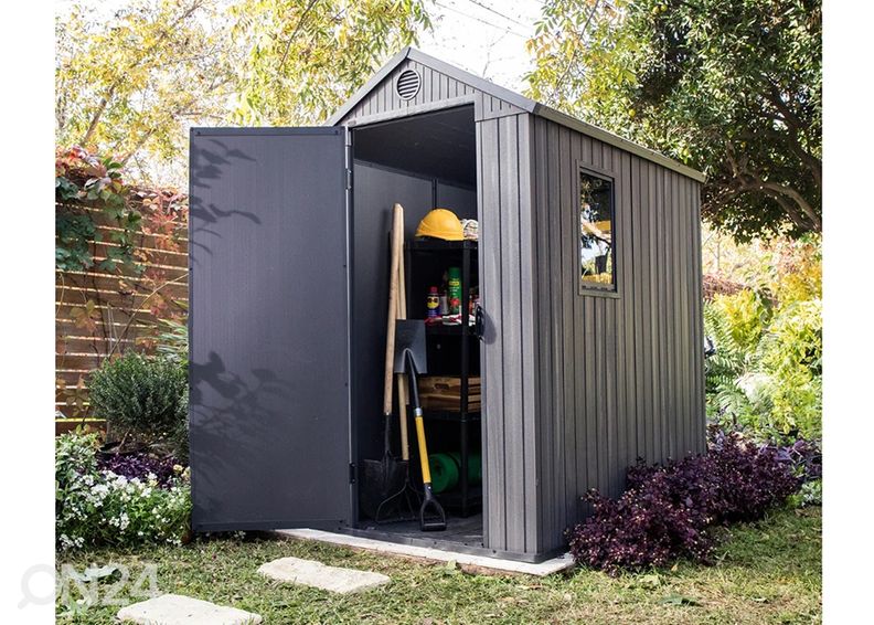 Aiakuur Keter Darwin 1,98 m², hall suurendatud