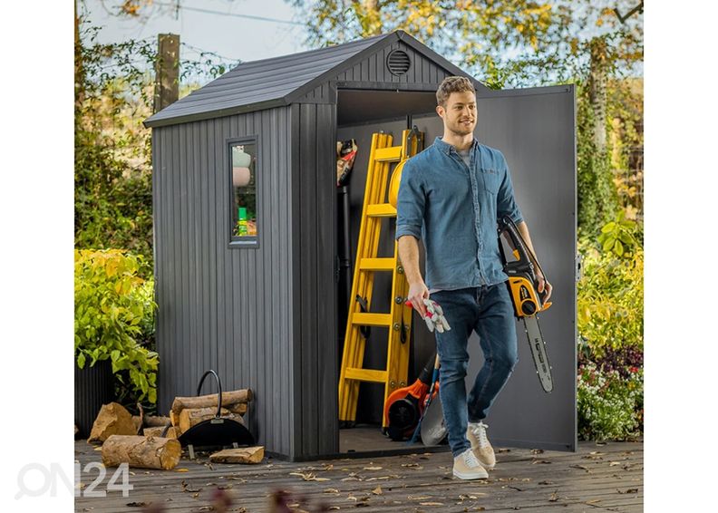 Aiakuur Keter Darwin 1,98 m², hall suurendatud