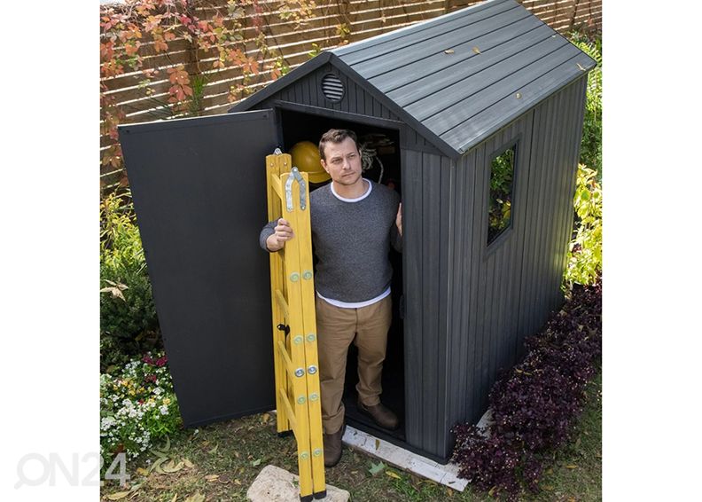 Aiakuur Keter Darwin 1,98 m², hall suurendatud