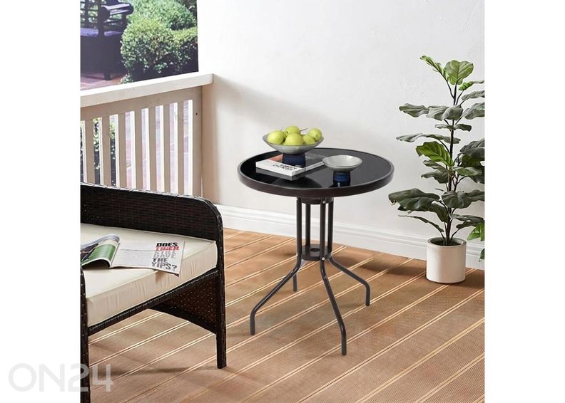 Aialaud Ø60 cm, must suurendatud